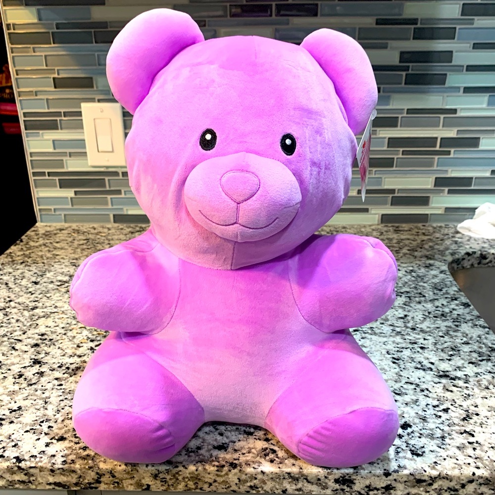 Valentine's Day NEW Purple Gummy Bear Plush 16" - Way To Celebrate FAST SHIPPING